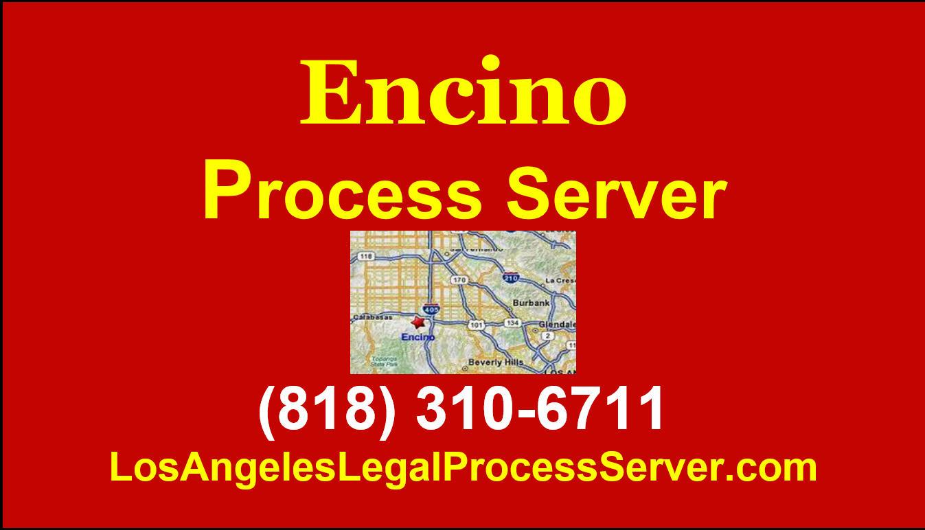 Process Server in Encino Ca